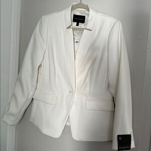 Banana Republic Winter White Blazer